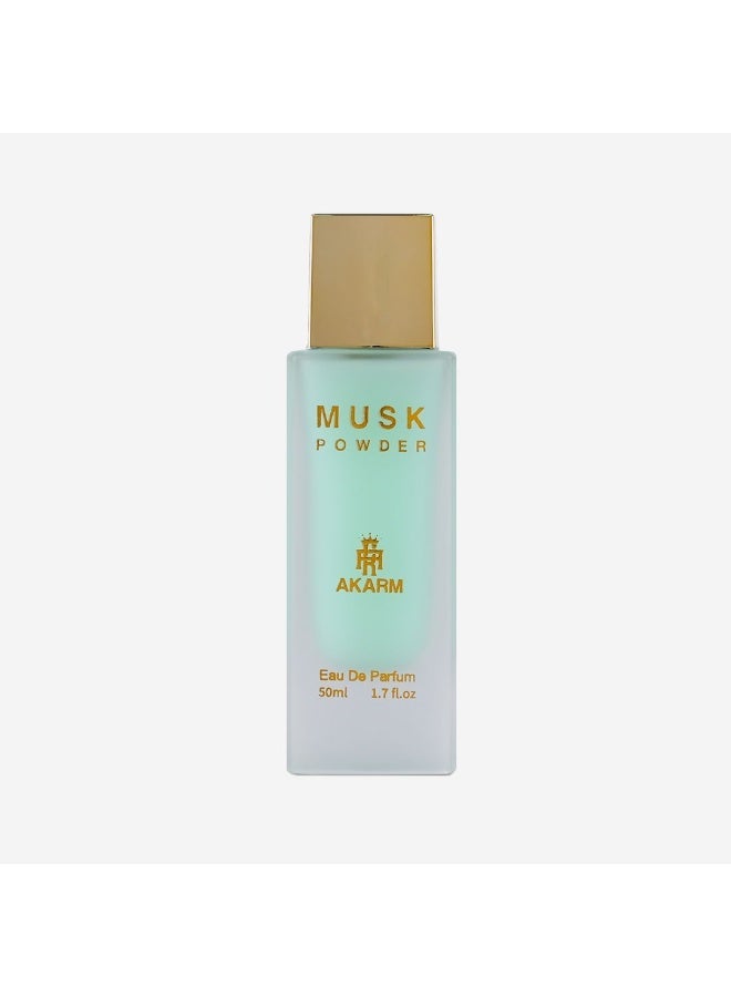 Akarm Musk Powder Perfume for Women - Soft & Clean Scent - 50ml - Image 2